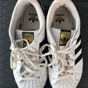 Adidas White Superstar Othrolite Kids Sneakers Size 2